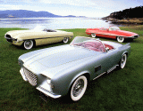 [thumbnail of 1950's Concept Cars, 1954 Dodge Firearrow, 1955 Chryser Ghia Falcon, 1957 Chrysler Diablo.jpg]